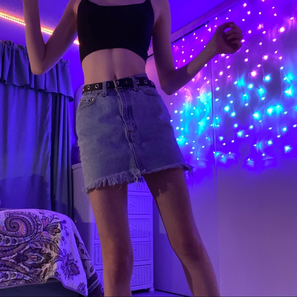 levi’s denim skirt